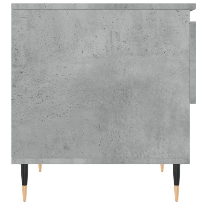 Tables basses 2 pcs gris béton 50x46x50 cm bois d'ingénierie – Image 6