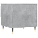 Tables basses 2 pcs gris béton 50x46x50 cm bois d'ingénierie – Image 7