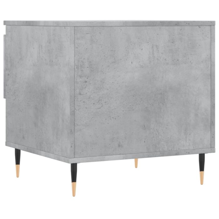 Tables basses 2 pcs gris béton 50x46x50 cm bois d'ingénierie – Image 7