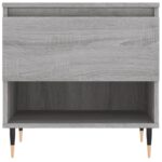 Table basse sonoma gris 50x46x50 cm bois d'ingénierie – Image 3
