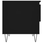 Tables basses 2 pcs noir 50x46x50 cm bois d'ingénierie – Image 6
