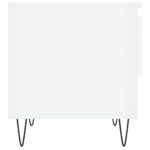 Tables basses 2 pcs blanc brillant 50x46x50cm bois d'ingénierie – Image 6