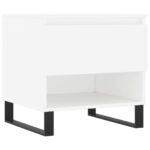 Tables basses 2 pcs blanc 50x46x50 cm bois d'ingénierie – Image 3