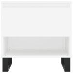 Tables basses 2 pcs blanc 50x46x50 cm bois d'ingénierie – Image 4