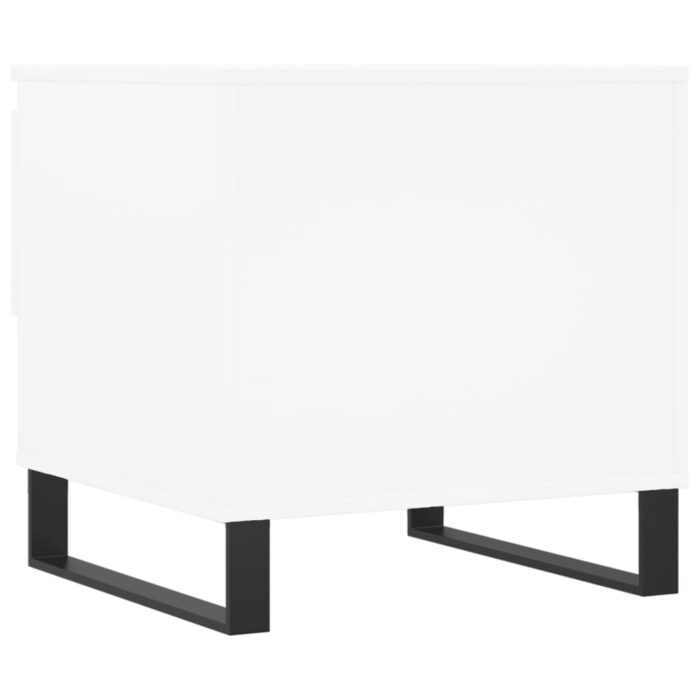 Tables basses 2 pcs blanc 50x46x50 cm bois d'ingénierie – Image 7