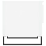 Tables basses 2 pcs blanc brillant 50x46x50cm bois d'ingénierie – Image 6