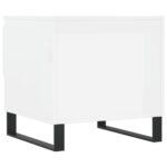 Tables basses 2 pcs blanc brillant 50x46x50cm bois d'ingénierie – Image 7