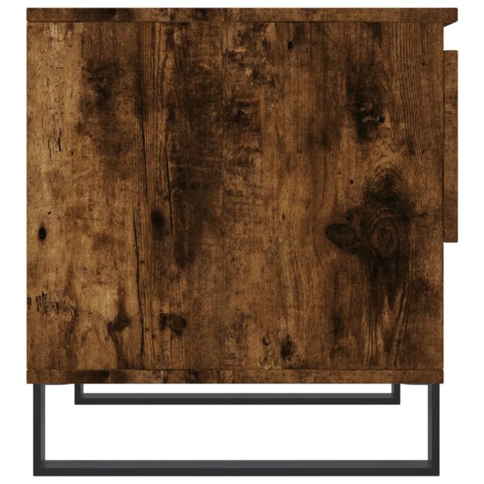 Tables basses 2 pcs chêne fumé 50x46x50 cm bois d'ingénierie – Image 6
