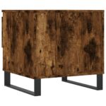Tables basses 2 pcs chêne fumé 50x46x50 cm bois d'ingénierie – Image 7