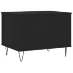 Table basse Noir 60x44,5x45 cm Bois d'ingénierie – Image 3