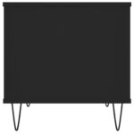 Table basse Noir 60x44,5x45 cm Bois d'ingénierie – Image 5