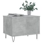 Table basse Gris béton 60x44,5x45 cm Bois d'ingénierie – Image 2