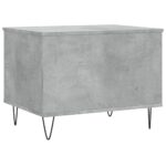 Table basse Gris béton 60x44,5x45 cm Bois d'ingénierie – Image 3