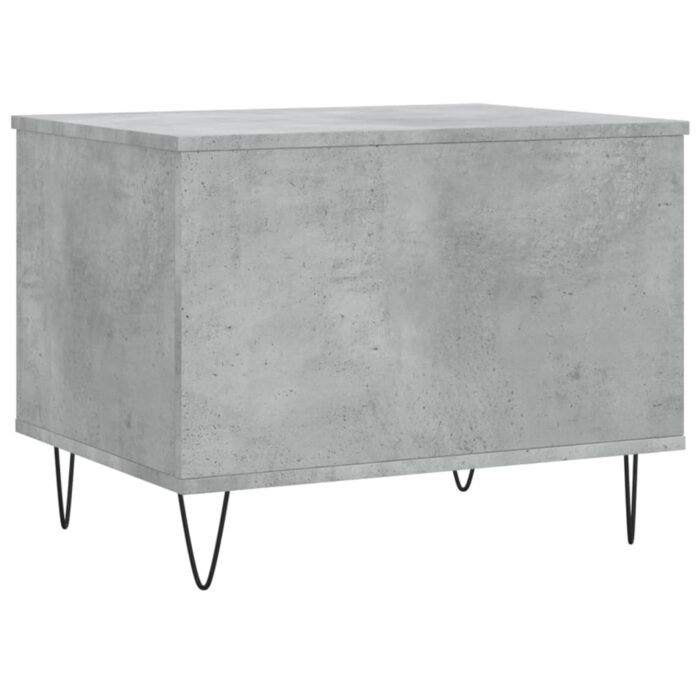 Table basse Gris béton 60x44,5x45 cm Bois d'ingénierie – Image 3