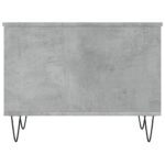 Table basse Gris béton 60x44,5x45 cm Bois d'ingénierie – Image 4