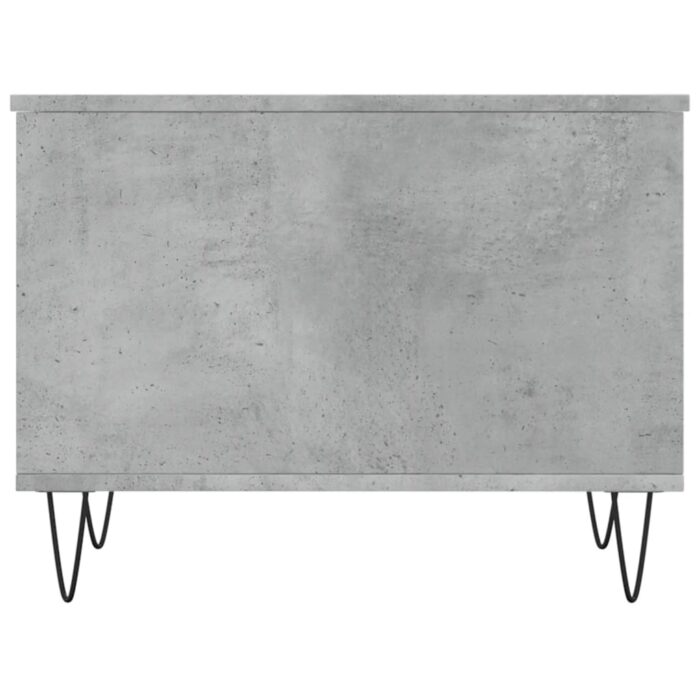Table basse Gris béton 60x44,5x45 cm Bois d'ingénierie – Image 4
