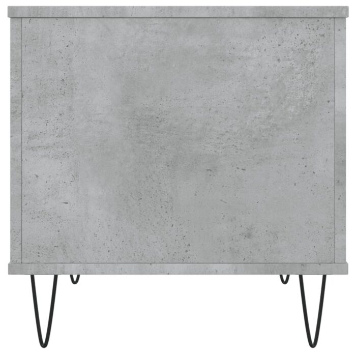 Table basse Gris béton 60x44,5x45 cm Bois d'ingénierie – Image 5