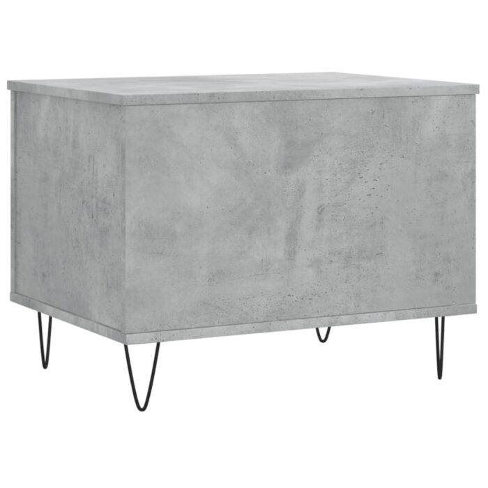 Table basse Gris béton 60x44,5x45 cm Bois d'ingénierie – Image 6