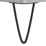 Table basse Gris béton 60x44,5x45 cm Bois d'ingénierie – Image 7