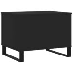 Table basse Noir 60x44,5x45 cm Bois d'ingénierie – Image 3