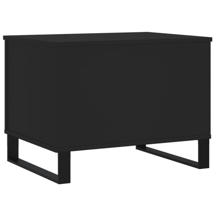 Table basse Noir 60x44,5x45 cm Bois d'ingénierie – Image 6