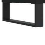 Table basse Noir 60x44,5x45 cm Bois d'ingénierie – Image 7