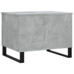 Table basse Gris béton 60x44,5x45 cm Bois d'ingénierie – Image 3