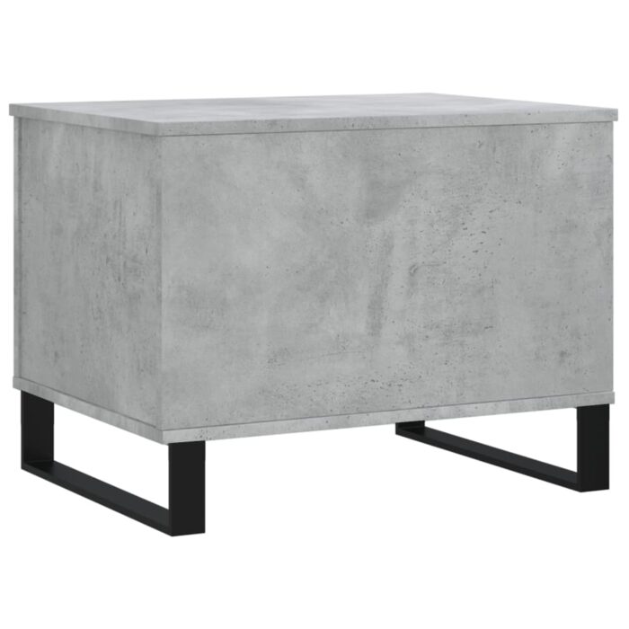 Table basse Gris béton 60x44,5x45 cm Bois d'ingénierie – Image 3