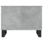 Table basse Gris béton 60x44,5x45 cm Bois d'ingénierie – Image 4