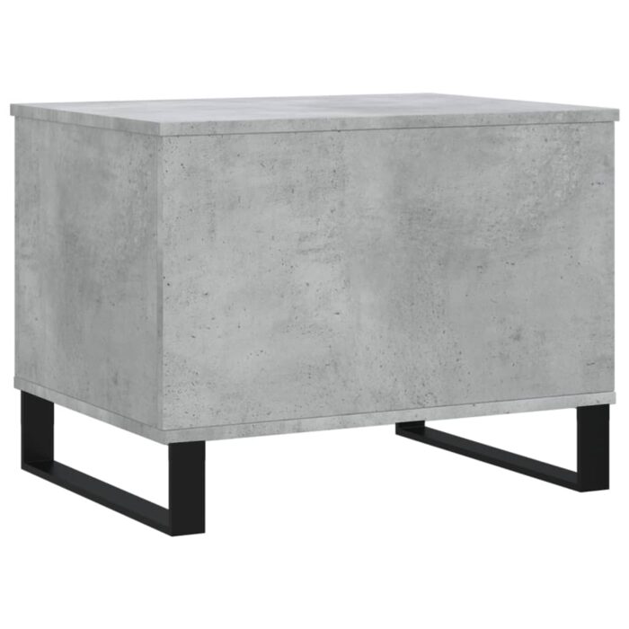 Table basse Gris béton 60x44,5x45 cm Bois d'ingénierie – Image 6