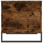 Table basse Chêne fumé 60x44,5x45 cm Bois d'ingénierie – Image 5