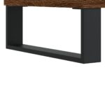 Table basse Chêne fumé 60x44,5x45 cm Bois d'ingénierie – Image 7