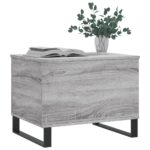 Table basse Sonoma gris 60x44,5x45 cm Bois d'ingénierie – Image 2