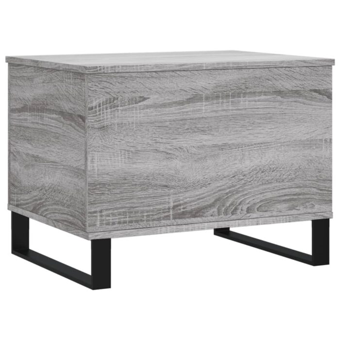 Table basse Sonoma gris 60x44,5x45 cm Bois d'ingénierie – Image 3