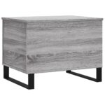 Table basse Sonoma gris 60x44,5x45 cm Bois d'ingénierie – Image 6