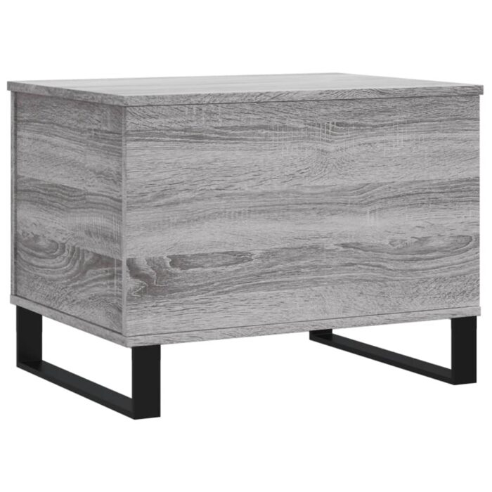 Table basse Sonoma gris 60x44,5x45 cm Bois d'ingénierie – Image 6