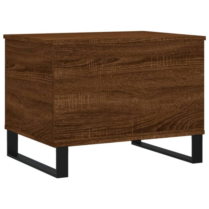 Table basse Chêne marron 60x44,5x45 cm Bois d'ingénierie – Image 3