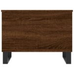 Table basse Chêne marron 60x44,5x45 cm Bois d'ingénierie – Image 4