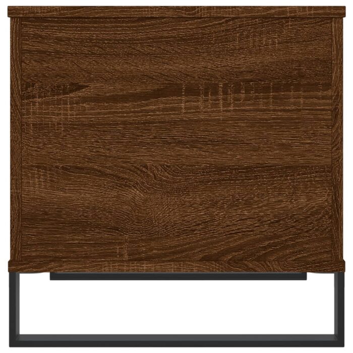 Table basse Chêne marron 60x44,5x45 cm Bois d'ingénierie – Image 5