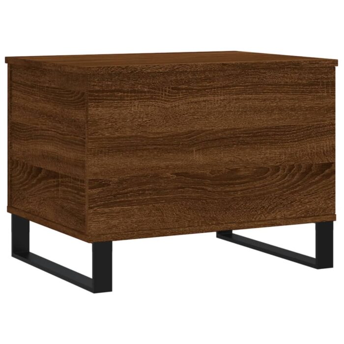 Table basse Chêne marron 60x44,5x45 cm Bois d'ingénierie – Image 6