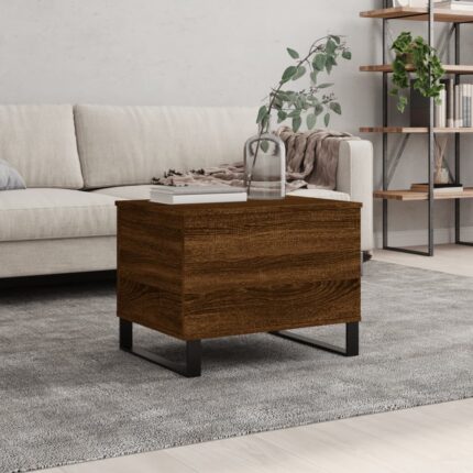 Table basse Chêne marron 60x44,5x45 cm Bois d'ingénierie