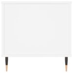 Table basse Blanc 90x44,5x45 cm Bois d'ingénierie – Image 5