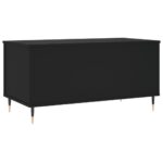 Table basse Noir 90x44,5x45 cm Bois d'ingénierie – Image 3
