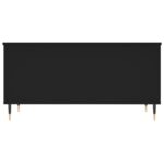 Table basse Noir 90x44,5x45 cm Bois d'ingénierie – Image 4