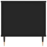Table basse Noir 90x44,5x45 cm Bois d'ingénierie – Image 5