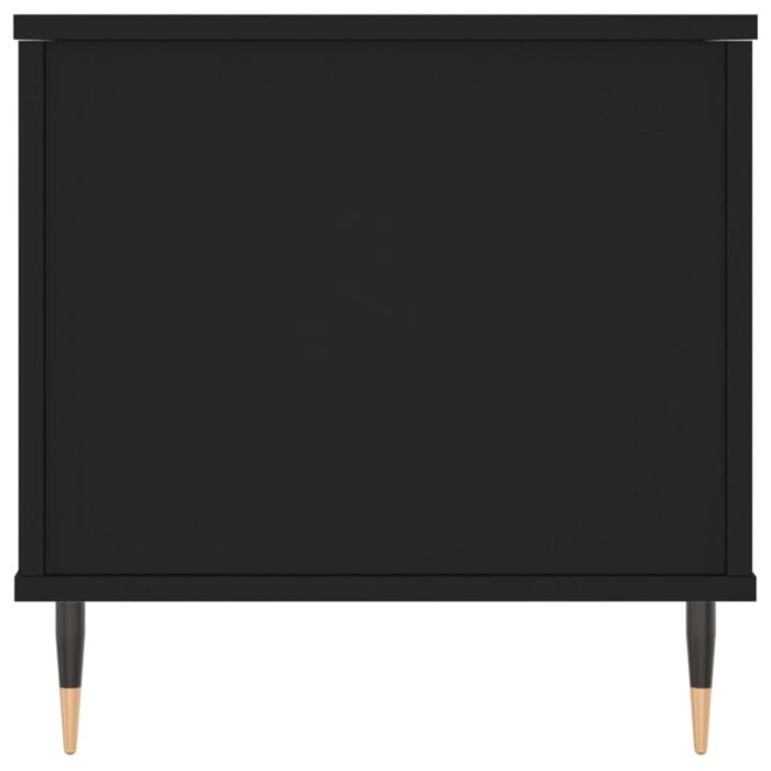 Table basse Noir 90x44,5x45 cm Bois d'ingénierie – Image 5
