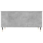 Table basse Gris béton 90x44,5x45 cm Bois d'ingénierie – Image 4