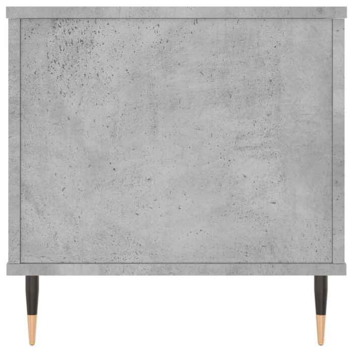 Table basse Gris béton 90x44,5x45 cm Bois d'ingénierie – Image 5