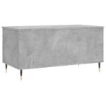 Table basse Gris béton 90x44,5x45 cm Bois d'ingénierie – Image 6