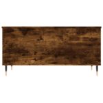 Table basse Chêne fumé 90x44,5x45 cm Bois d'ingénierie – Image 4